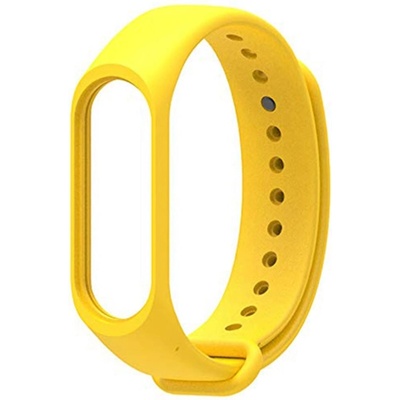 HQWear Каишка съвместима с Xiaomi Mi Band 3/Mi Band 4, жълт (8720847540997)