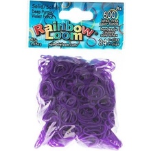 Rainbow loom 20004 originálne gumičky tmavofialové transparentné 600 kusov