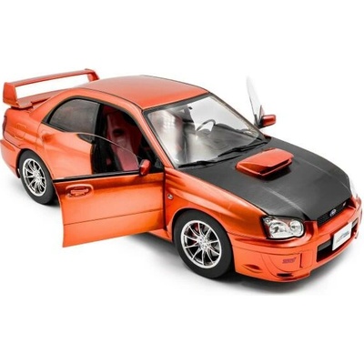 SOLIDO SUBARU IMPREZA WRX STI ORANGE METALLIC 2003 1:18