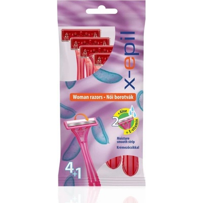 X-Epil disposable women's razor 2 blades 5 ks