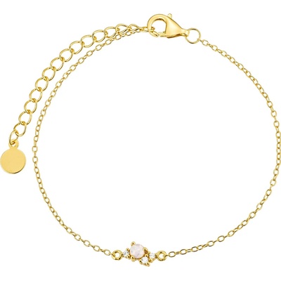 Olivie strieborný náramok s opálom GOLD 8869