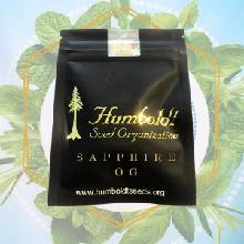 Humboldt Seed Org. Sapphire OG semena neobsahují THC 3 ks