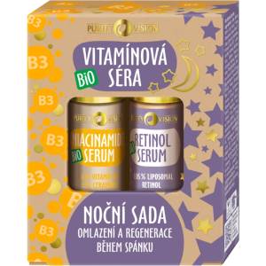 PURITY VISION Bio Vitamin Serum, нощен комплект