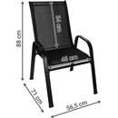Gardlov 25415 Sada zahradních židlí - 4 ks