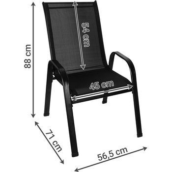 Gardlov 25415 Sada zahradních židlí - 4 ks