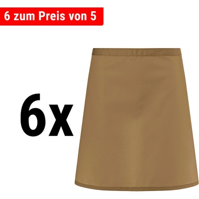 G.Gastro 6 ks Karlowsky Zástěra do pasu Basic velbloudí D9785733