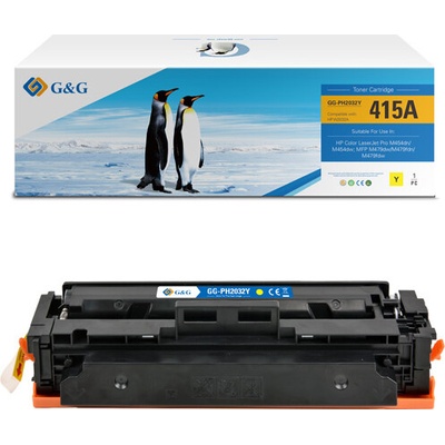 Compatible Тонер касета за HP - Yellow 415A - W2032A - G&G (NT-PH2032Y)