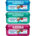 Sistema Кутия за обяд Sistema 1.25 л 3 отделения 2 тави 1 бр