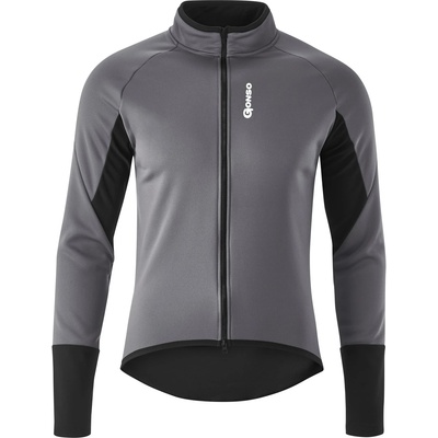 Gonso Мъжко термо яке за колоездене Gonso Road Jacket Softshell Cycling jacket - Mercury Grey - размер 3XL (051-1146-0216)