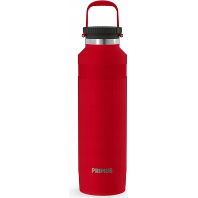 Primus Tufa Narrow Insulated termo láhev 600 ml Červená Stříbrná Černá