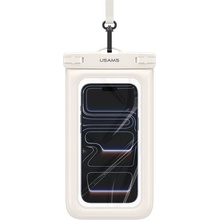 USAMS YD017 Vodotěsné plovoucí pouzdro na mobil do 7,2" béžové