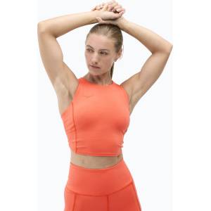 HOKA Детски спортен сутиен HOKA Elaro Crop bell pepper