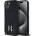 KARL LAGERFELD Silicone Shadow Metal Initial MagSafe Case за iPhone 15 черен (3666339252922)