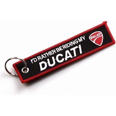 Přívěsek na klíče Textilní Ducati