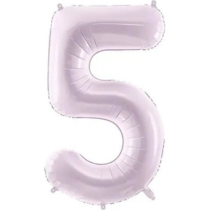 Party Deco Фолиев Балон Цифра, Светло Лилаво, 72 см - 5 (fb230g-5-014)