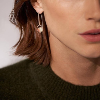 Skagen Дамски обеци със седеф Skagen SKJ1742791 (SKJ1742791)