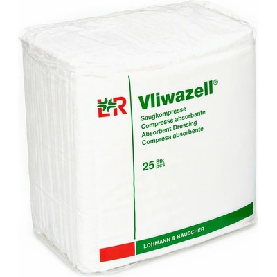 Vliwazell Komprese s vysokou absorpční schopností nesterilní 20 x 20 cm 25 ks