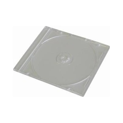 Box na 1ks CD, 5,2mm slim, průhledný, průhledný tray, tenký (200) – Zbozi.Blesk.cz
