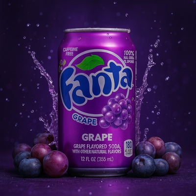 Fanta Grape 355 ml – Zboží Dáma