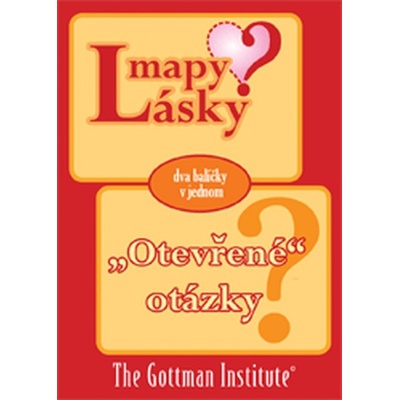 The Gottman Institute Mapy Lásky + „Otevřené“ otázky dva balíčky karet v jednom