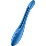 Satisfyer Elastic Game - акумулаторен, гъвкав вибратор за двойки (син)