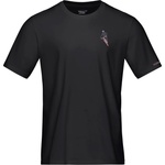 Norrøna Мъжка тениска Norrøna /29 Cotton Activity Embroidery T-shirt - Caviar (216-2552-0412)