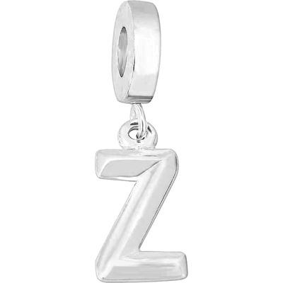 Linda's Jewelry Prívesok na náramok Písmeno Z chirurgická oceľ IP060