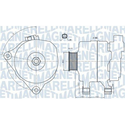 generátor MAGNETI MARELLI 063731499010