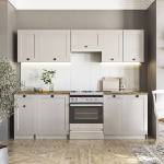 Halmar VIVIAN 240 - кухня в цвят кашмир с орехов плот (VIVIAN240/kitchen/1)