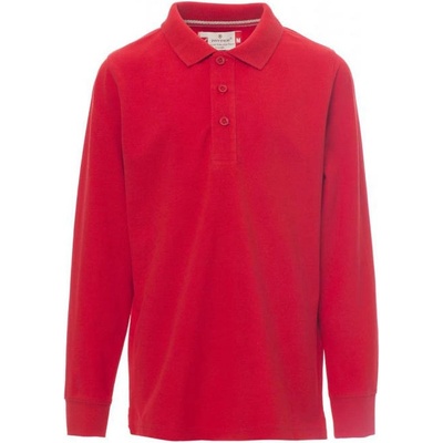 Payper Florence Kids 001322-0021 detská polokošeľa dlhý rukáv červená