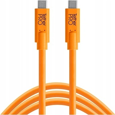 Tether Tools CUC15-ORG USB-C - USB-C 4,6m oranžový