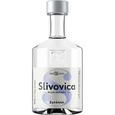 Žufánek Slivovica 50% 0,1 l (čistá fľaša)