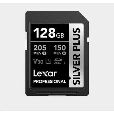 Lexar 128GB Pro SILVER PLUS SDXC LSDSIPL128G-BNNNG