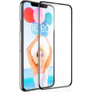 Apple 6D Стъклен протектор Full Glue Cover, за IPhone 11, Черен (2505)