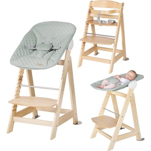 roba Стол за хранене в светлозелен и естествен цвят Style Born Up 2in1 - Roba (75063NAV241)