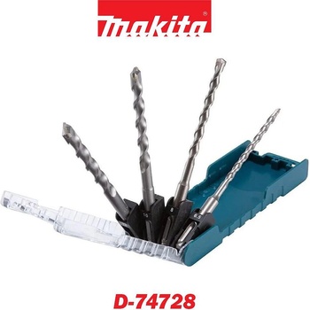 Makita Свредла за бетон SDS-Plus, 6.5-12x160 мм, Makita D-74728, 4 бр (D-74728)