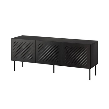Cama MEBLE RTV шкаф SIENA 150.5x40x60 черен мат (SIENA 400042)
