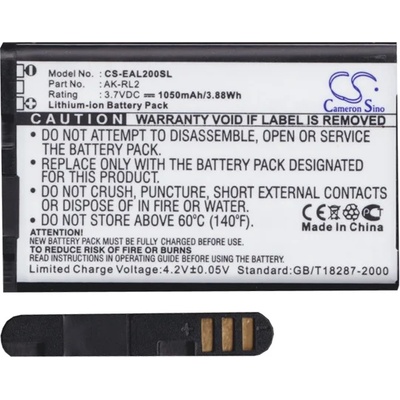 Cameron Sino Emporia Talk Comfort CAMERON SINO Li-Ion батерия 3.7V/1050mAh, съвместима с Emporia AK-RL2, BLACK CS-EAL200SL (CS-EAL200SL)