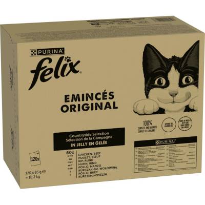 Jumbobalenie: Felix Classic 120 x hovädzie kura 85 g