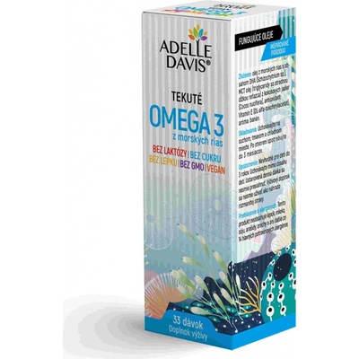 Adelle Davis OMEGA 3 z morských rias tekuté 33 dávok 50 ml