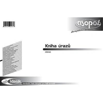 Asopol 091360 Kniha úrazů od roku 2015