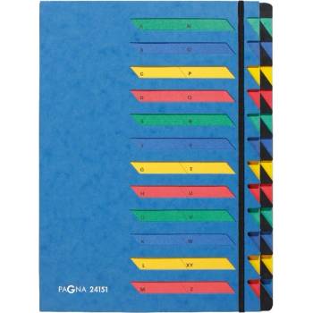 PAGNA Папка Pagna A4 с 24 отделения от A-Z в синьо P2415102 (P2415102)