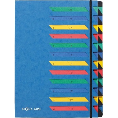 PAGNA Папка Pagna A4 с 24 отделения от A-Z в синьо P2415102 (P2415102)