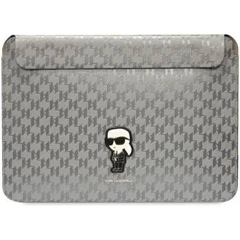 KARL LAGERFELD Чанта за лаптоп Karl Lagerfeld KLCS14SAKHPKG, 14"", черна / черна, Saffiano Monogram Ikonik (KF001672-0)