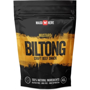 MasoHere Hovězí Biltong Hořčice 40 g