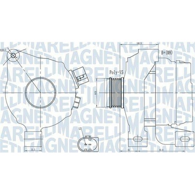 Generátor MAGNETI MARELLI 063732001010