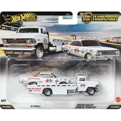 Mattel Hot Wheels Premium Car Culture Team Transport 61 Impala a Horizon Hauler
