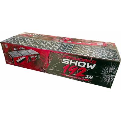 Zostavený ohňostroj firewor ks show 192 rán 20 mm