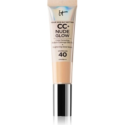 IT Cosmetics Your Skin But Better CC + Nude Glow make-up pre rozjasnenie pleti SPF40 Fair Ivory 32 ml