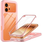 Techsuit Калъф за Honor 600 / 600 Pro - ColorVerse 360 Series + протектор - Techsuit - Розов (KF2364144)
